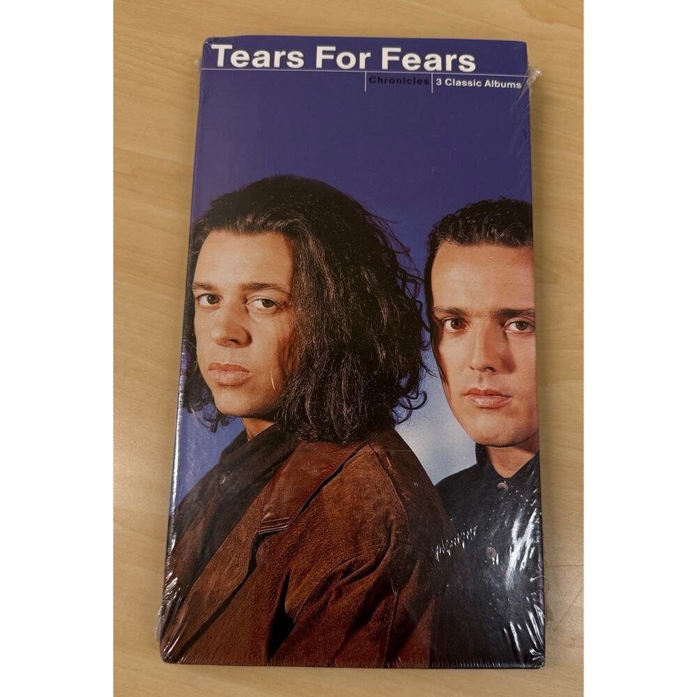 Tears For Fears Chronicle CD Box Sealed New 3 Albums Big Chair Seeds Of Love